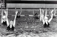 Aquasize in pool.