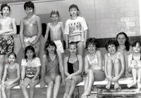 Group photo of young swimmers.