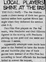1957 The Pas hockey game