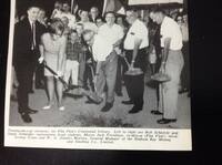 sod turning for Flin Flons Centennial Library
