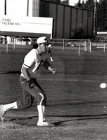 Baseball game action 