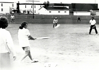 Baseball game action