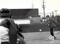 Baseball game at Creighton Sportex