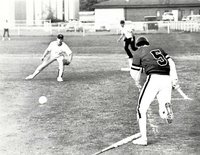 Baseball game at Creighton Sportex