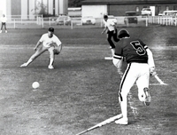 Baseball game at Creighton Sportex