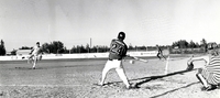Baseball game at Creighton Sportex