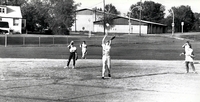 Woman's baseball game at Creighton Sportex