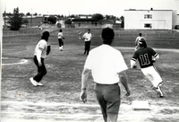 Baseball game at Creighton Sportex