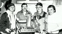 Brett Davie (skip), Ken Rusk, Scott Merrell, Dave Kendall. 