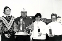  (L-R) Greg Agerback, Marv Dowhan, ?, Myrna Agerback