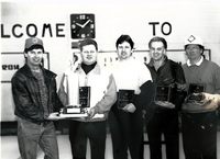  (L-R) Wayne Deans, Ron Watt, Rob Watt, Bev Baker, Dan Reagan