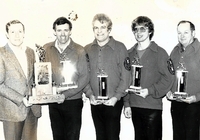  (L-R) Keith Callendar, Glen Benson, Morely Pedwell, John Faktor, ?