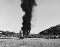 . Canadian Armed Forces motorcycle display team. 1967