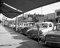 Main Street Flin Flon Manitoba in the 1950's 