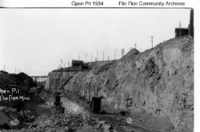 The Opne Pit - Flin Flon Mine - 1934