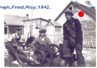 Sawing Machine outside Albert Johnson's Home 