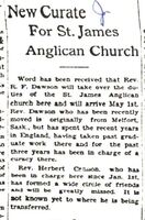 New Curate for St. James Anglican Church 