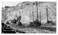 Churn Drill and the Marion Shovel - Early Open Pit C 1930