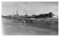 View of the HBM&S Plant From The Lake Bed (Looking East ) C 1931