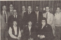  April 1984, Salvation Army presents certificates of appreciation