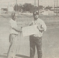 July 1991, Chamber of Commerce cheque Ball Park in Creighton