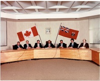 1986 Flin Flon City Council responsible for construction of New City Ha