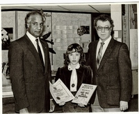 March 1984: Treena Bron, won a Manitoba Human Rights Commission poster contest