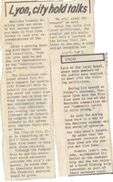 June 1981 council invited Premier Stirling R. Lyon and his entire cabinet 