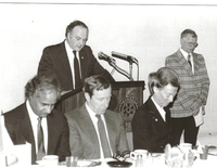 June 1982 Prayer breakfast at the Channing Auditorium.