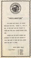 August 15, 1983 as the jubilee celebration day.