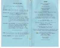 .August 1984 Official City Hall opening program