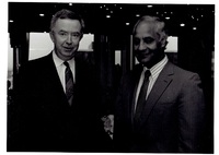September 1988, Honurable Joe Clark, Nazir Ahmad Candidate Churchill Riding 