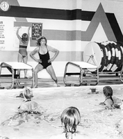 Swimming at the Aqua Center