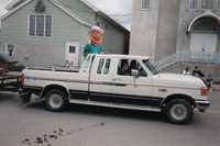 Trout Festival "Flinty" behind is a glimpse of the Submarine 01 07 1997