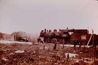 Car Meets Train on the Track - 1929