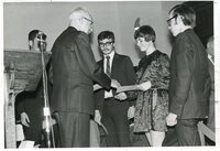  Hudson Bay Mining and Smelting Co. Ltd. Presenting five scholarship awards