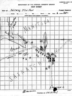 Map of Homes and businesses at the Halfway 1931