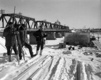 Construction Of The Pas Bignell Bridge