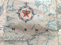 Proposed route of Flin Flon -Nipawin Highway 1954