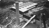 The newly completed Zinc Plant Stack 1929