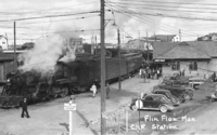 The Flin Flon CNR Station C 1940's
