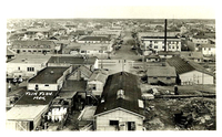 Main Street Looking South over the Flin Flon Bakery Lieley Late Thirties