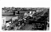 Main Street Looking South From Flin Flon Hotel, Likely Summer of 1935