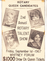 Rotary Queen Candidates 1967