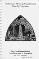 Northminster United Church Recipe Book 5th Anniversary