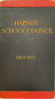 Hapnot School Student Council Minutse Book 1969_1972