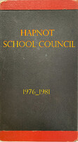 Hapnot School Student Council Minutse Book 1976_1981