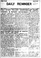 Reminder Mar 6, 1947