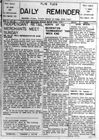 Reminder Mar 14, 1947