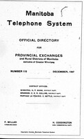 1947 Flin Flon Phone Book